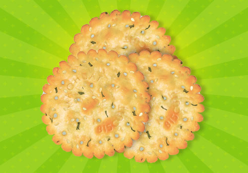 spring onion cracker